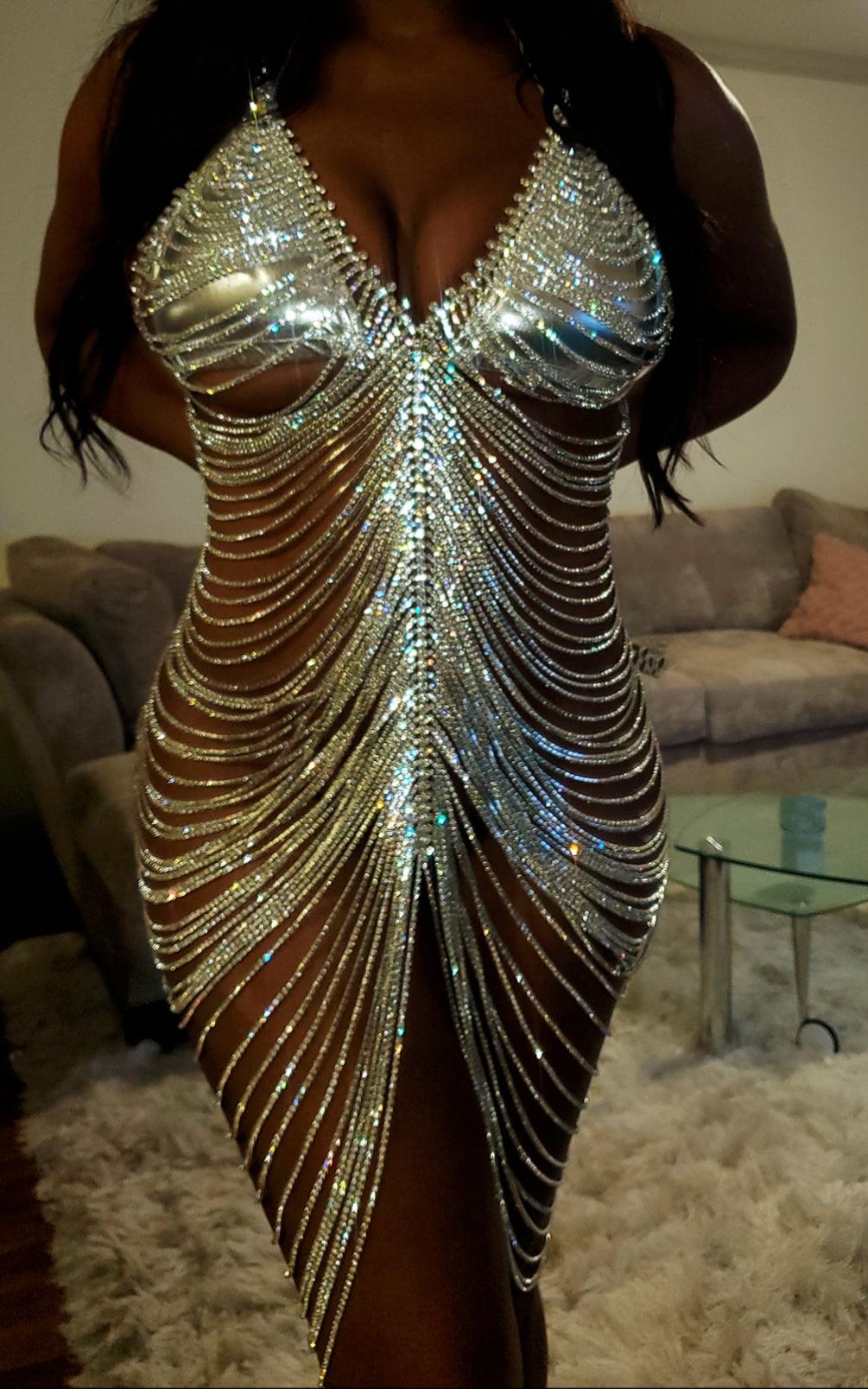 Rhinestone Dress
