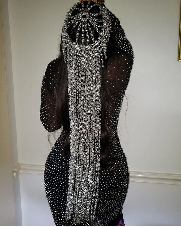 Crystal Headchain (long) - Beasty Chicks 